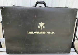 US Military Field Operating Table Case Vintage World War II Leola Steel Corp - Picture 1 of 13