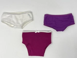 American Girl Puppenunterwäsche Pleasant Company lila magenta weiß 3 Stück - Bild 1 von 7