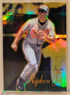 1995 Select Сертифицированное Издание ЗЕРКАЛО ЗОЛОТОЕ #72 Cal Ripken Jr HOF РЕДКОЕ ПАРАЛЛЕЛЬНОЕ - Изображение 1 из 2