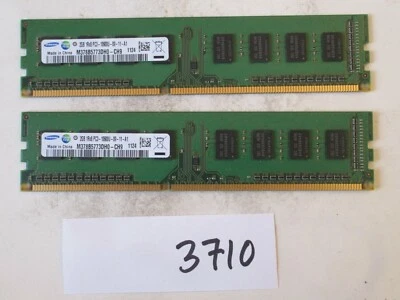 Samsung 2x2Gb=4Gb PC3-10600 1333Mhz DDR3 Desktop Memory RAM (3710) - Image 1 of 2