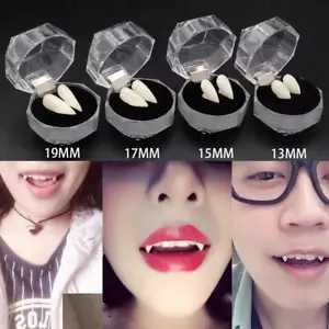Cosplay Teeth Fangs Dentures Props Costume Props Party Adult Kids χ~ ⭐` /ю B9T - Picture 1 of 17