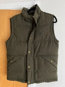 Chaleco chaleco Jack Wills Tweed relleno calentador corporal talla S (sin capucha) - Imagen 1 de 9