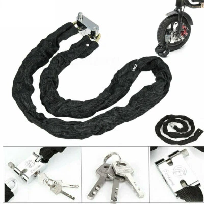 Scooter Security Cycling Chain Lock Padlock Bike Accessories Bicycle Lock - Image 1 of 4