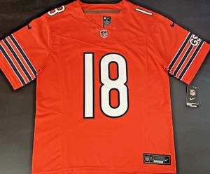 Grande maglia Caleb Williams #18 Vapor FUSE arancione qualità Elite Chicago Bears - Foto 1 di 10