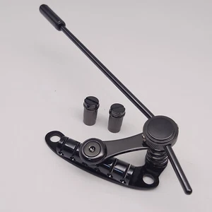 For Gibson Tune-O-Matic Style Guitar Bridge Black Stop Bar Tailpiece Tremolo - Picture 1 of 7