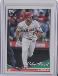 2024 Topps Archives Design Variations #217 Mike Trout - Imagen 1 de 2