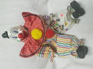 Clown Porcelain Head,hands,feet And Cloth Body - Picture 1 of 4