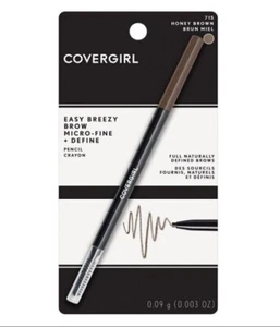 COVERGIRL EASY BREEZY BROW MICRO-FINE & DEFINE Pencil / Crayon HONEY BROWN 715 - Picture 1 of 5
