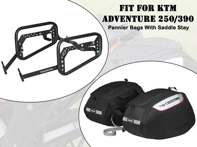 Fit For KTM Adventure 250 390 "Pannier Bags With Saddle Stay" (2020-2024) - Изображение 1 из 4