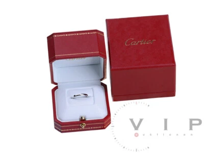 CARTIER BALLERINE BAGUE RING PLATIN TRAURING EHERING WEDDING BAND PLATINUM Gr.61 - Bild 1 von 4