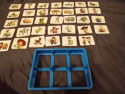 Toy Story 3 Game Replacement Set of 34 Memory Match Cards & tray age 3+ - Image 1 of 4