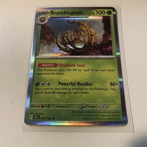 Brambleghast - 021/162 - Holographic - Rare - Pokémon Trading Card Game - Picture 1 of 2
