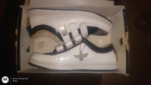 Selten!! Creative Recreation Torrio schwarz-weiße Lackschuhe!!! Größe 10 - Bild 1 von 10