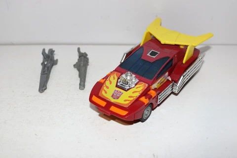 transformers g1 original vintage hot rod 100% complete metal feet version Cover