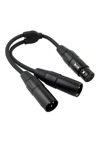 Pig Hog XLR Female to Dual XLR Male Adapter - PY-XF2XM - Picture 1 of 1