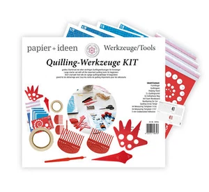papier+ideen Quilling Tool Kit 16 Teile Papierkunst-Set, DIY-Zubehör, Nadeln - Bild 1 von 2