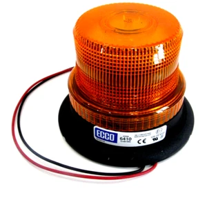 ECCO 6410A **BULB NOT INCLUDED** ROTATING STROBE BEACON 12-80 VDC AMBER - Bild 1 von 1