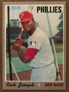 1970 Topps Baseball Card #186 Rick Joseph Philadelphia Phillies EX+ - Picture 1 of 2