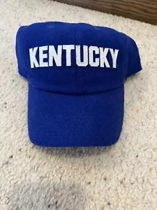 NIKE HERITAGE86 BLUE WOOL KENTUCKY WILDCATS BASEBALL CAP UNISEX ADULT HAT LARGE - Picture 1 of 3