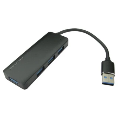 Hub USB 3.0 4 porte ultra mini bus alimentato extra USB 5Gbps trasferimento dati NEWLINK - Immagine 1 di 3