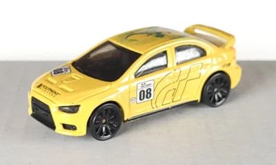 风火轮宽松 2008 三菱 Lancer Evo 黄色 Gran Turismo — 第 1/2 张图片