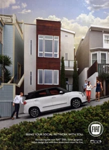 Fiat 500 2013 coche anuncio de revista de 1 página - Imagen 1 de 1