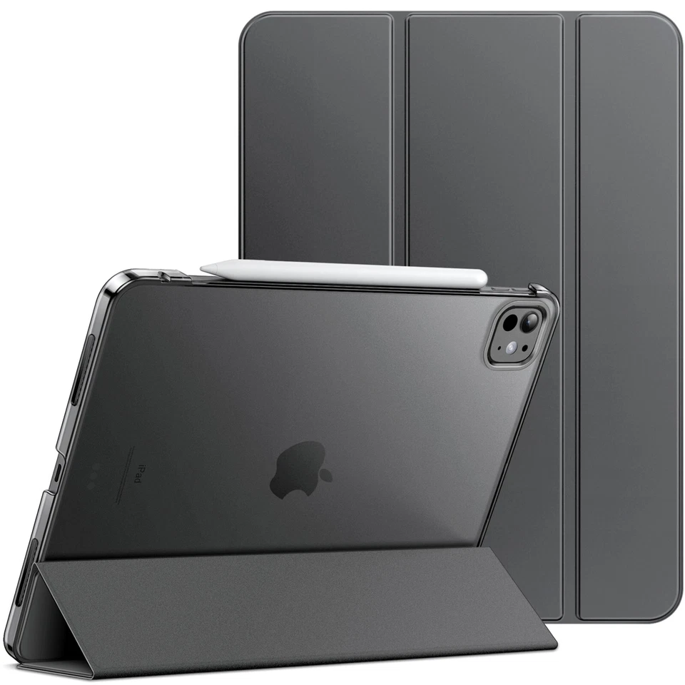 Funda JETech para iPad Pro 13 pulgadas M4 (2024), delgada soporte rígido trasero Smart Cover Foto 1 de 1