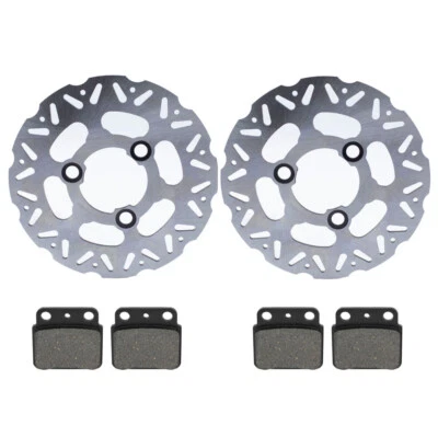 Front Set Brake Disc Rotor Pads for SUZUKI QuadRacer LTR LT-R 450 LTR450 06-12 Foto 1 de 4