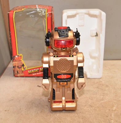 Magic Mike 1980s robot original box collectible toy Model 2002 vintage Hong Kong - Image 1 of 4