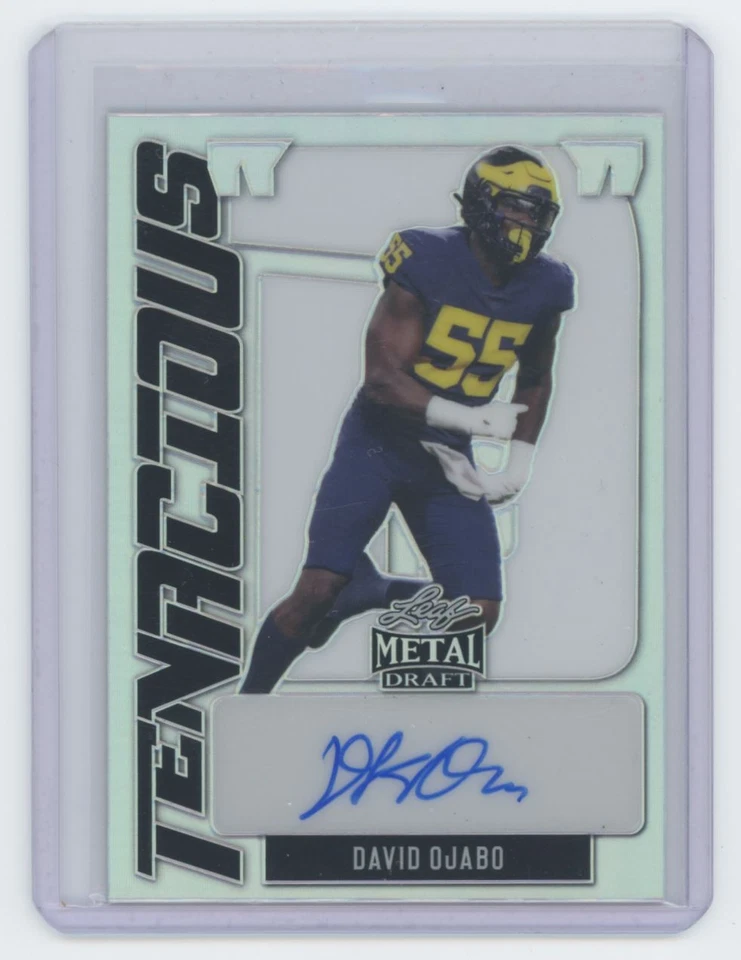 2022 Leaf Metal Draft 5/40 David Ojabo Auto  Michigan Wolverines #BA-DO1 - Image 1 of 2