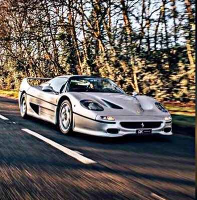 1:18 BBR FERRARI F50 COUPE GRIGIO TITANIO SILVER No D&G MR AMALGAM PRAKO 12/56 - Image 1 of 4