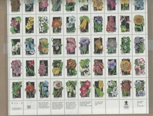 U S Full Sheet Of Mint Stamps Scott #2696a Wild Flowers 50 Different See Info - Picture 1 of 1
