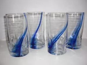 Libbey Crisa Blue Ribbon 16 OZ Gafas Multiusos con Hoyuelos (4) ¡HAZ OFERTA! - Imagen 1 de 2