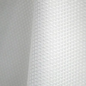 Mantel GARNIER-THIEBAUT blanco ojo perdiz 63""x63"", nuevo S1 - Imagen 1 de 6