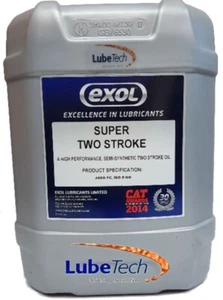 EXOL PREMIUM QUALITY SEMI SYNTHETIC TWO STROKE OIL JASO FD ISO E-GD 20 LITRE - Picture 1 of 1