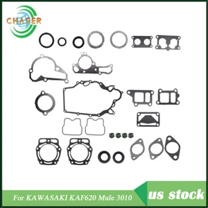 Full Gasket Seal Kit For KAWASAKI KAF620 Mule 2500 2510 2520 3000 3010 4000 4010 - Picture 1 of 12