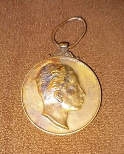 Original Iraq- 1953_1958 Vintage Iraqi Kingdom  Medal King Faisal 2