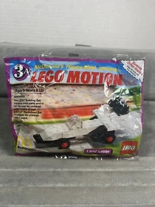 Vintage 1989 Lego Motion 3A McDonald’s Happy Meal Toy Polybag Race Car Sealed - Picture 1 of 2