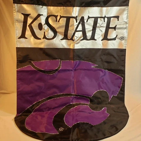 Kansas State University Wildcats K State Double Sided Sports Banner Flag Cover