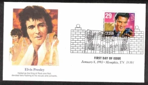 ELVIS PRESLEY First Day Issue Stamp/Envelope 01/08/1993 Memphis TN The King - Picture 1 of 2