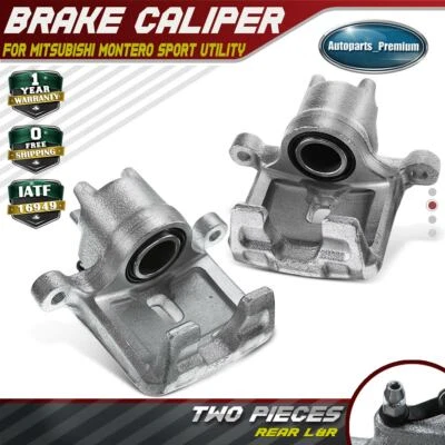 2pcs Rear Left & Right Brake Calipers for Mitsubishi Montero 01-06 Sport Utility - Image 1 of 4