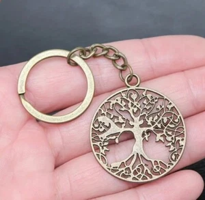 Schlüsselanhänger, Lebensbaum, Baum des Lebens, Anhänger, Bronze, Geschenk - Bild 1 von 2