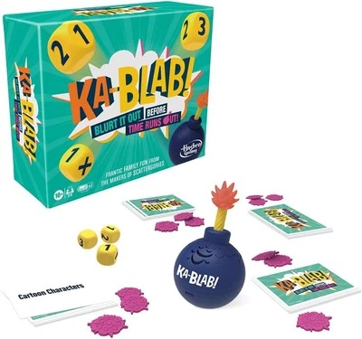 Hasbro Gaming Ka-Blab! Game for Families, Teens and Children Aged 10 and Up, Fam - Image 1 of 3