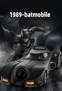 1989 Batmobile 1:18 Die-Cast – Modèle détaillé en métal 30,5cm - Picture 1 of 24