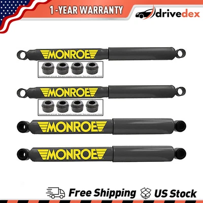 4 Amortiguadores delanteros traseros Monroe para Ford F600 1986 1987 1988 1989 1990 Foto 1 de 3