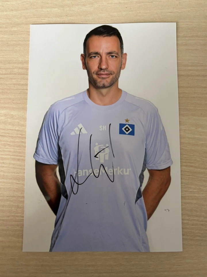 Sven Höh Torwart-Trainer HSV Autogrammfoto 2025 / 2026 original handsigniert - Bild 1 von 1