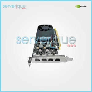 DELL NVIDIA QUADRO P1000 4GB GDDR5 PCIe 3.0 x16 4x Mini DP Video Graphics Card - Picture 1 of 3