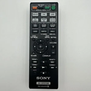 SONY RM-ADU078 DVD Home Theater Remote Control DAV-DZ175 DAV-DZ170 HBD-DZ175 OEM - Picture 1 of 4