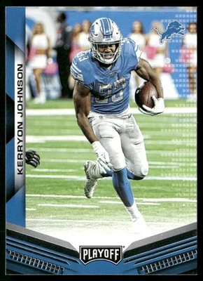 2019 Panini Playoff Kerryon Johnson Detroit Lions #134 - Image 1 of 2