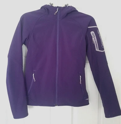 Chaqueta cortavientos Salomon Softshell cremallera completa con capucha para mujer talla S Foto 1 de 4